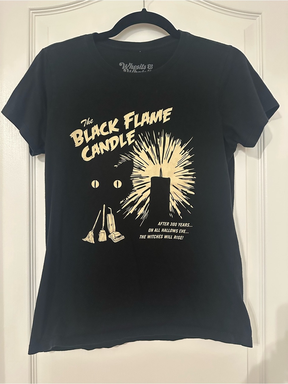Hocus Pocus Black Flame Candle Graphic Tee